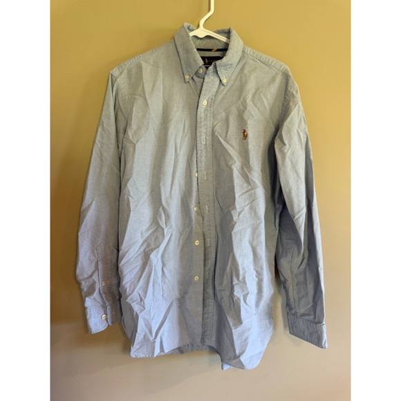 Ralph Lauren Other - Polo Ralph Lauren Mens Classic Fit Oxford Button Down Shirt Blue Size M Long Slv